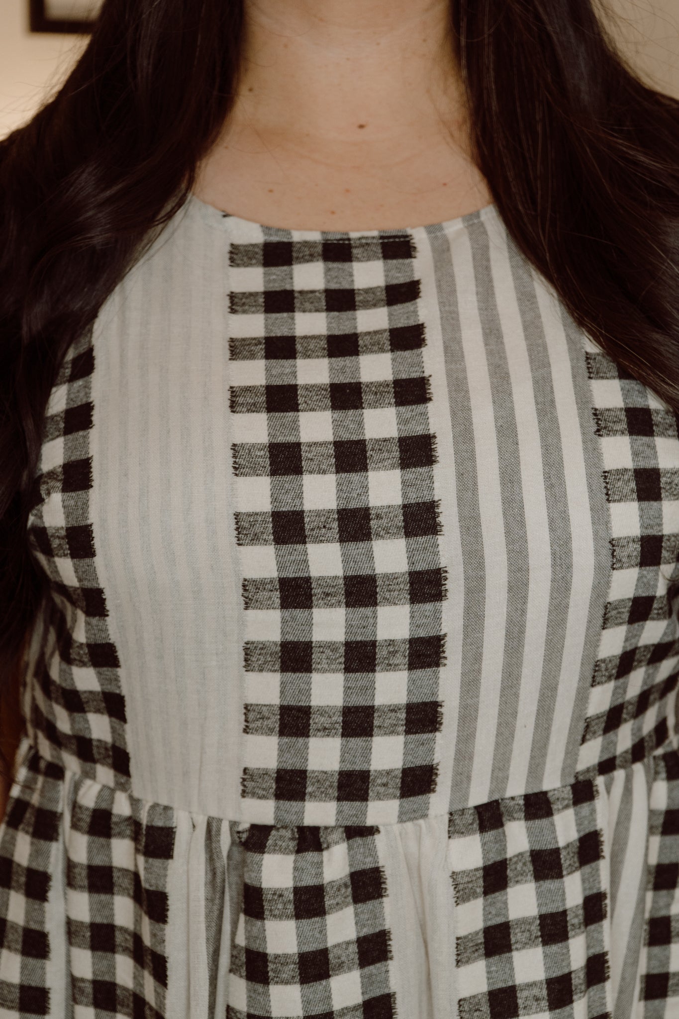 Timeless Gingham Dress (Extended Size)