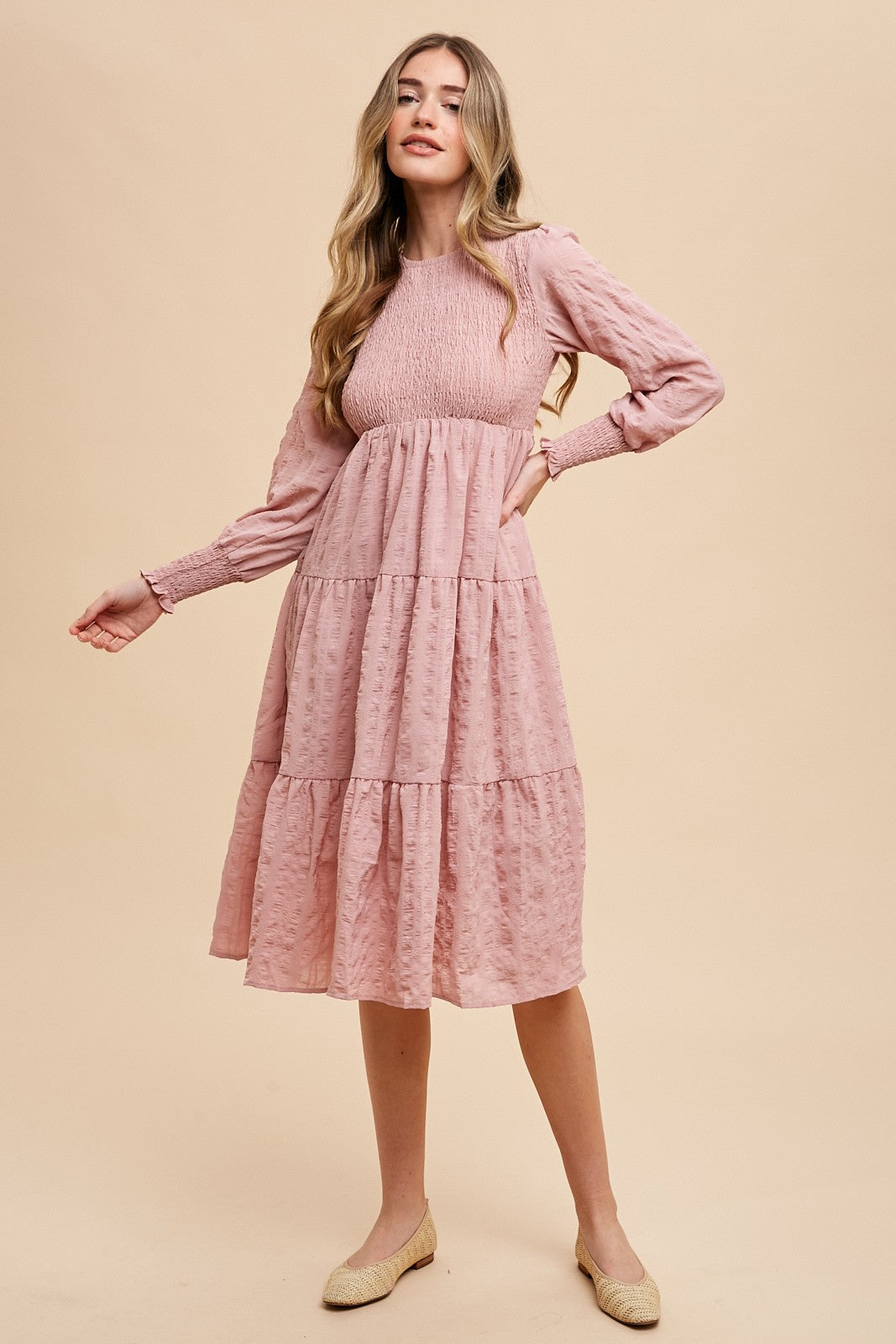 Signature Smocked Midi