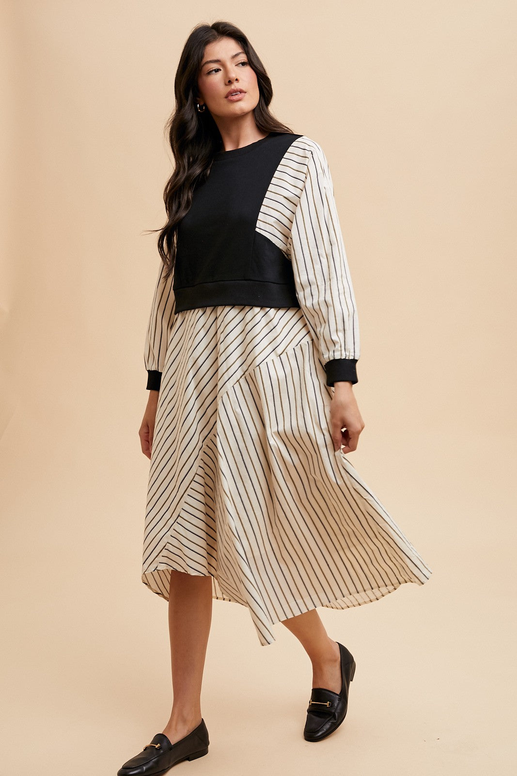 The Studio Stripe Midi