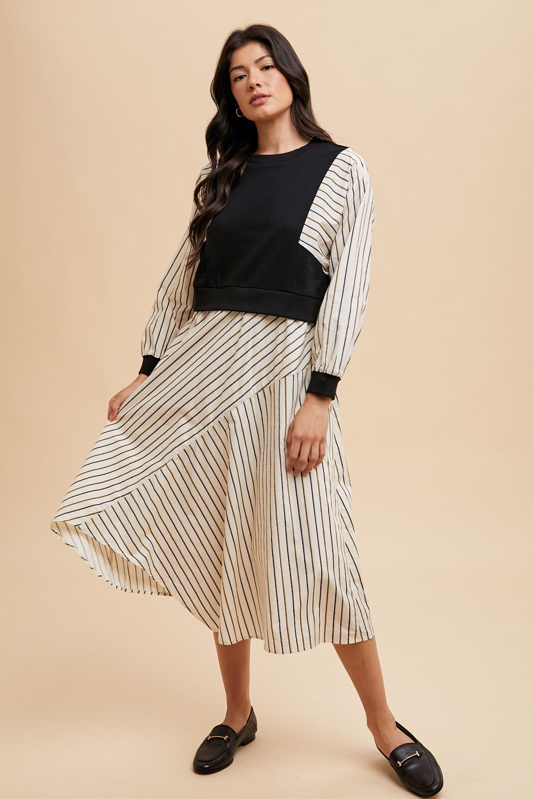 The Studio Stripe Midi