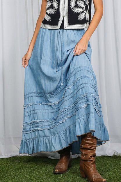 Boho Breeze Maxi Skirt