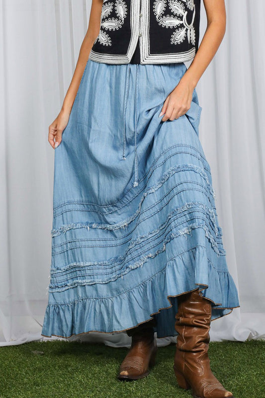 Boho Breeze Maxi Skirt