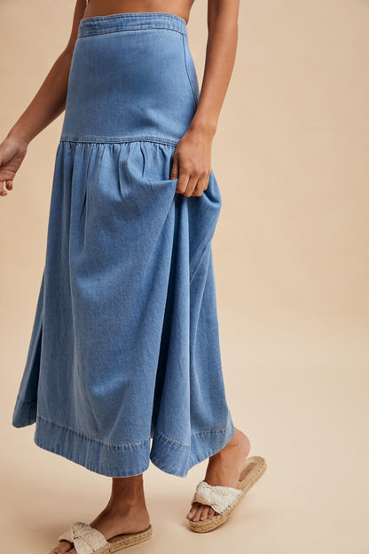 Cove Denim Skirt