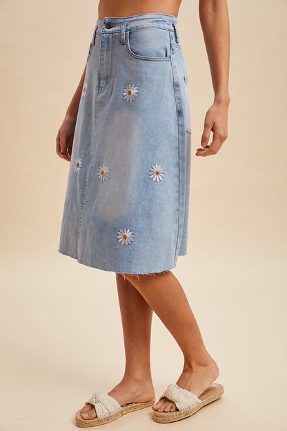 The Daisy Denim Midi