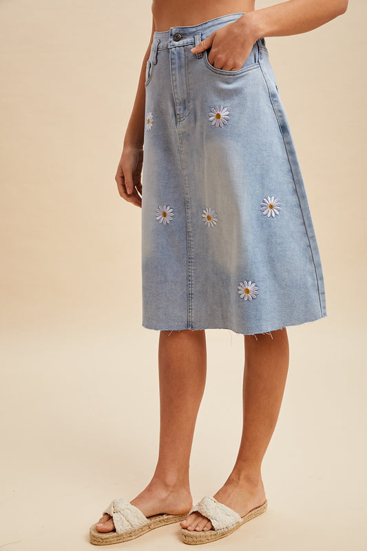 The Daisy Denim Midi