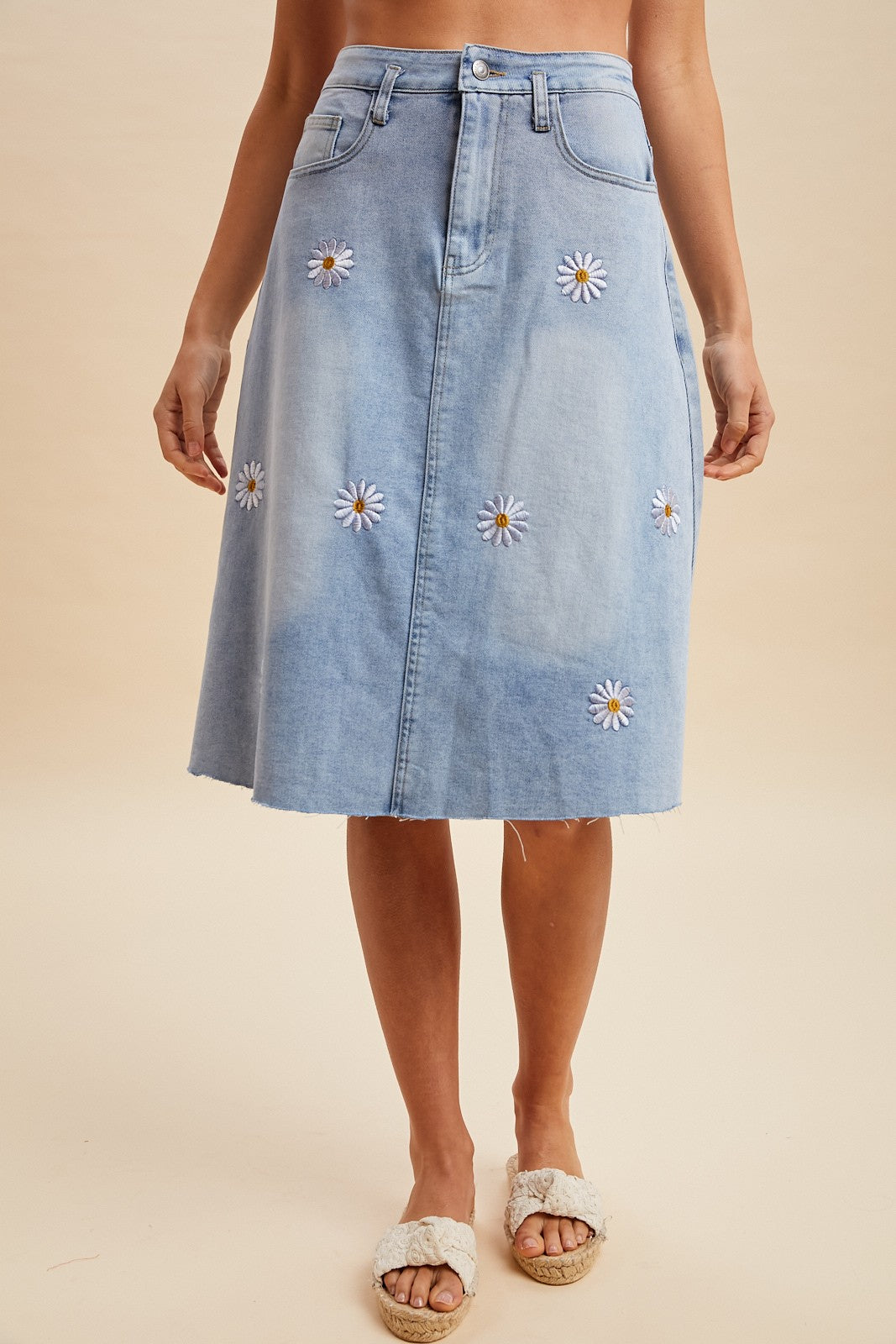 The Daisy Denim Midi
