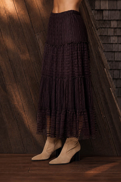 The Espresso Lace Midi
