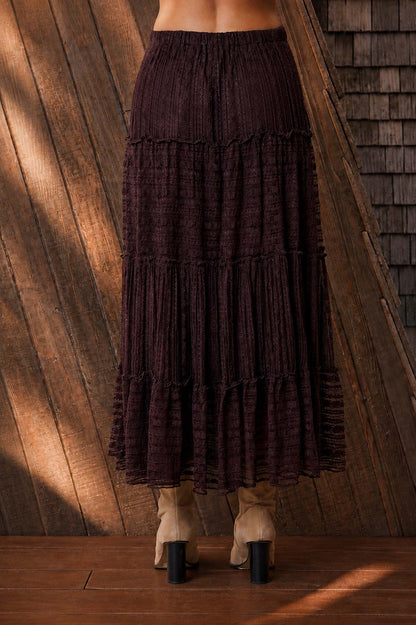 The Espresso Lace Midi