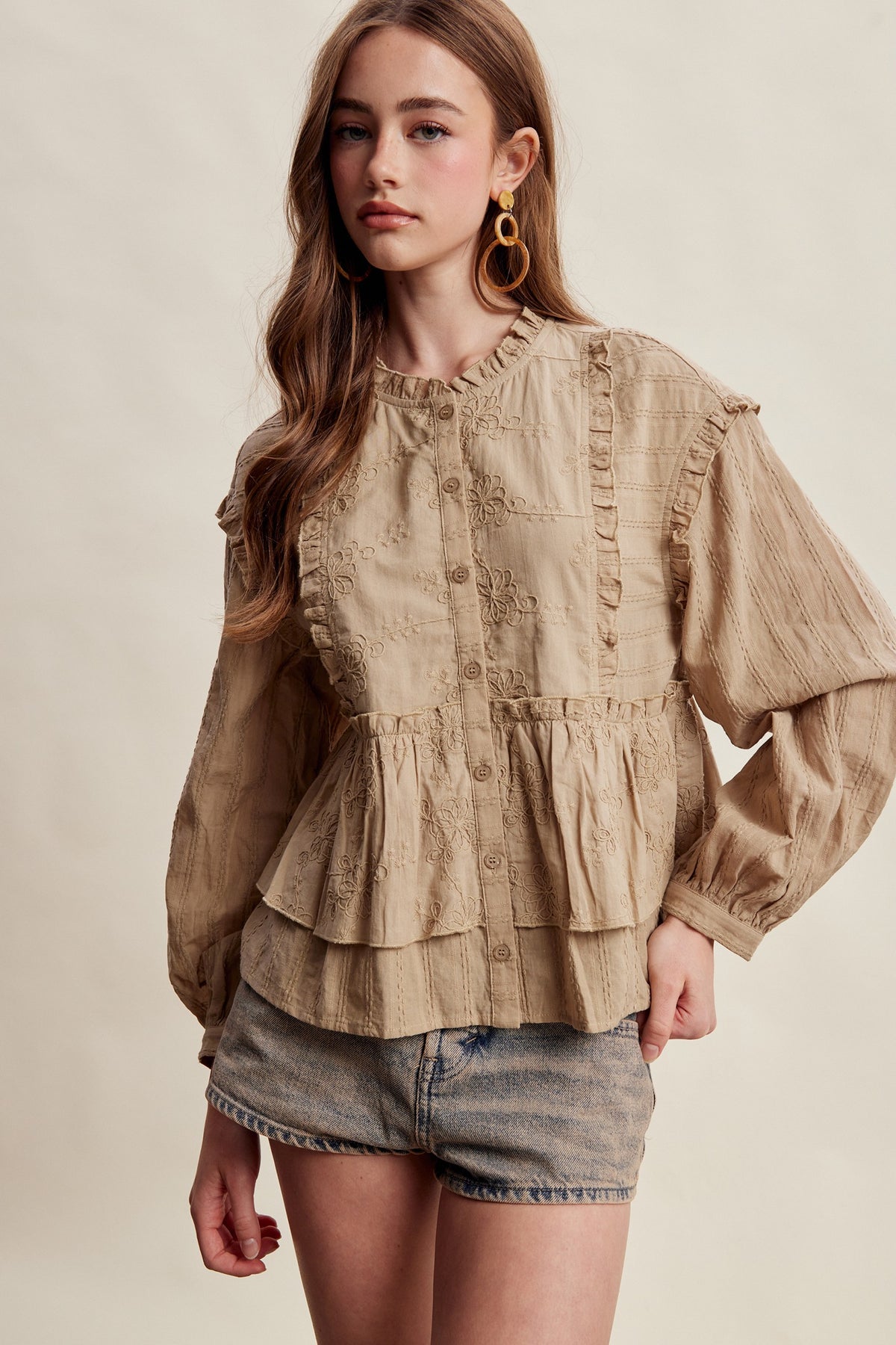 The Wildflower Peplum Top
