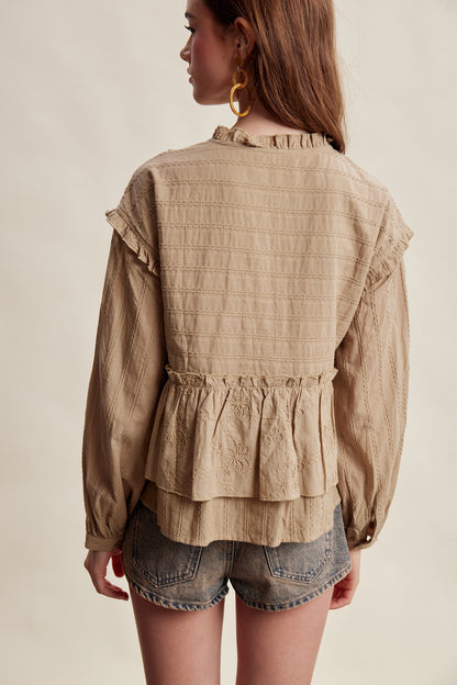 The Wildflower Peplum Top