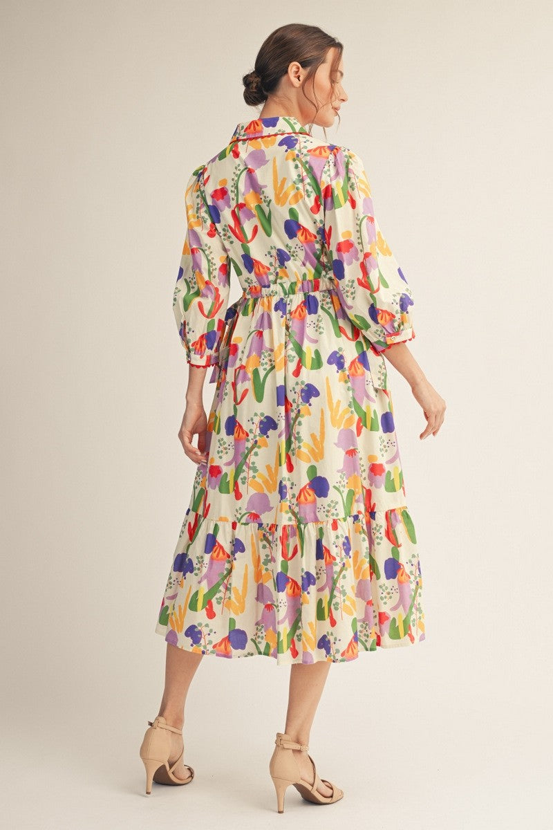 Painted Petals Dress