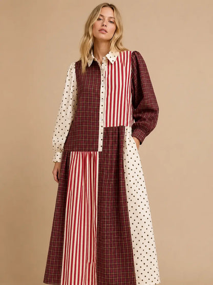 The Harvest Patchwork Dress