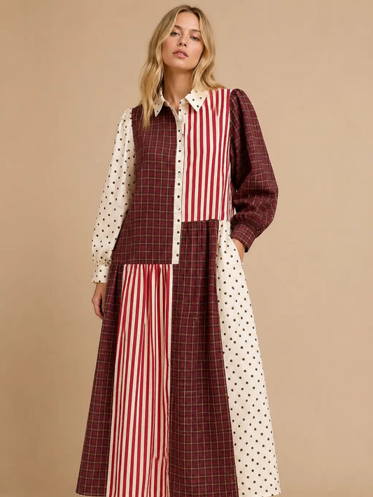 The Harvest Patchwork Dress