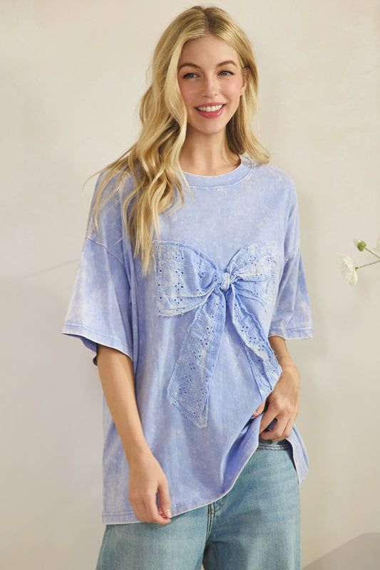 Sugar Plum Bow Tee