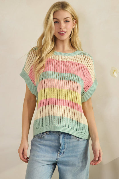 Boardwalk Breeze Knit Top
