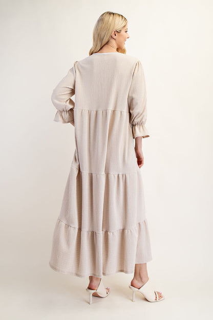 Blissful Bow Dress (Extended Size)