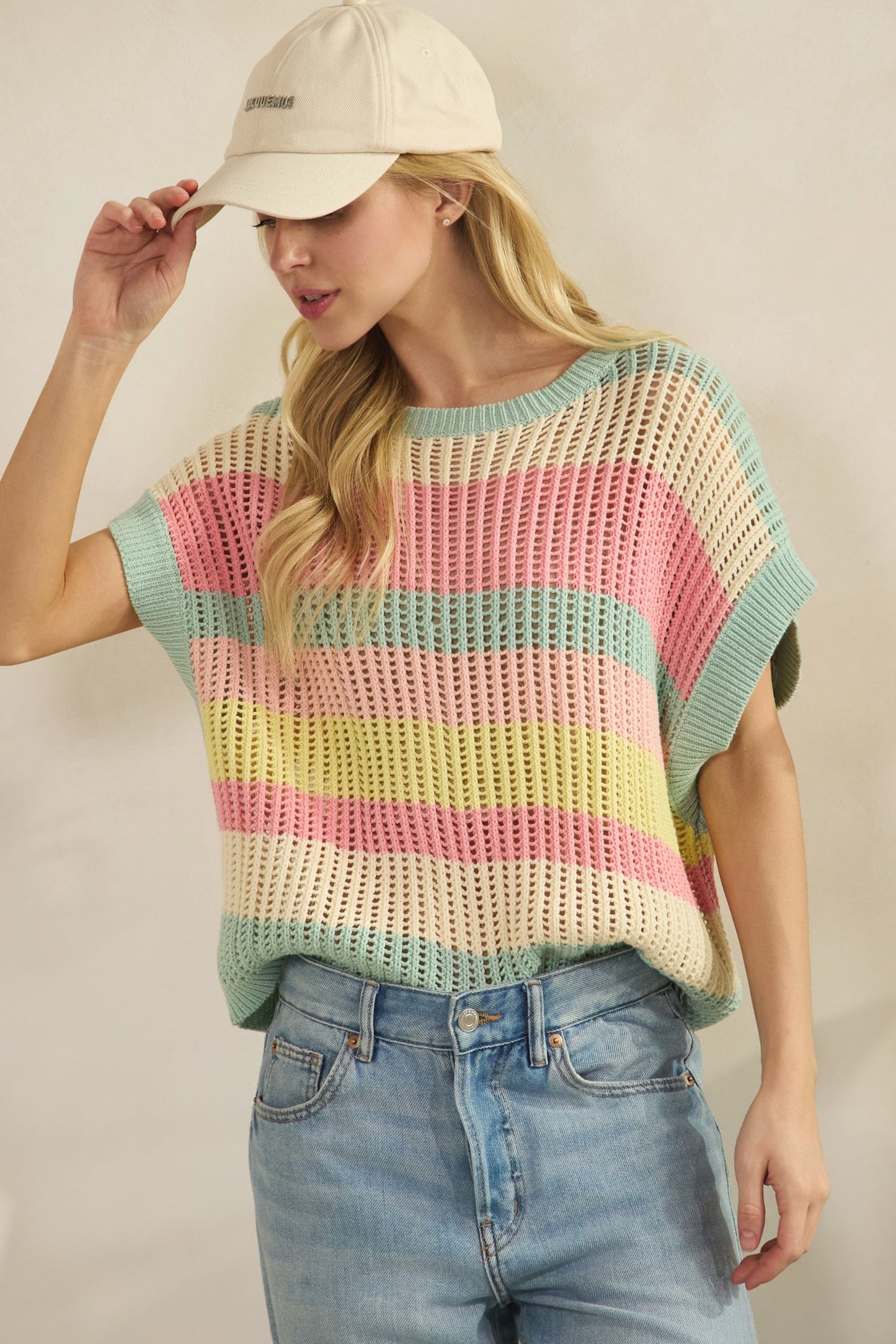 Boardwalk Breeze Knit Top