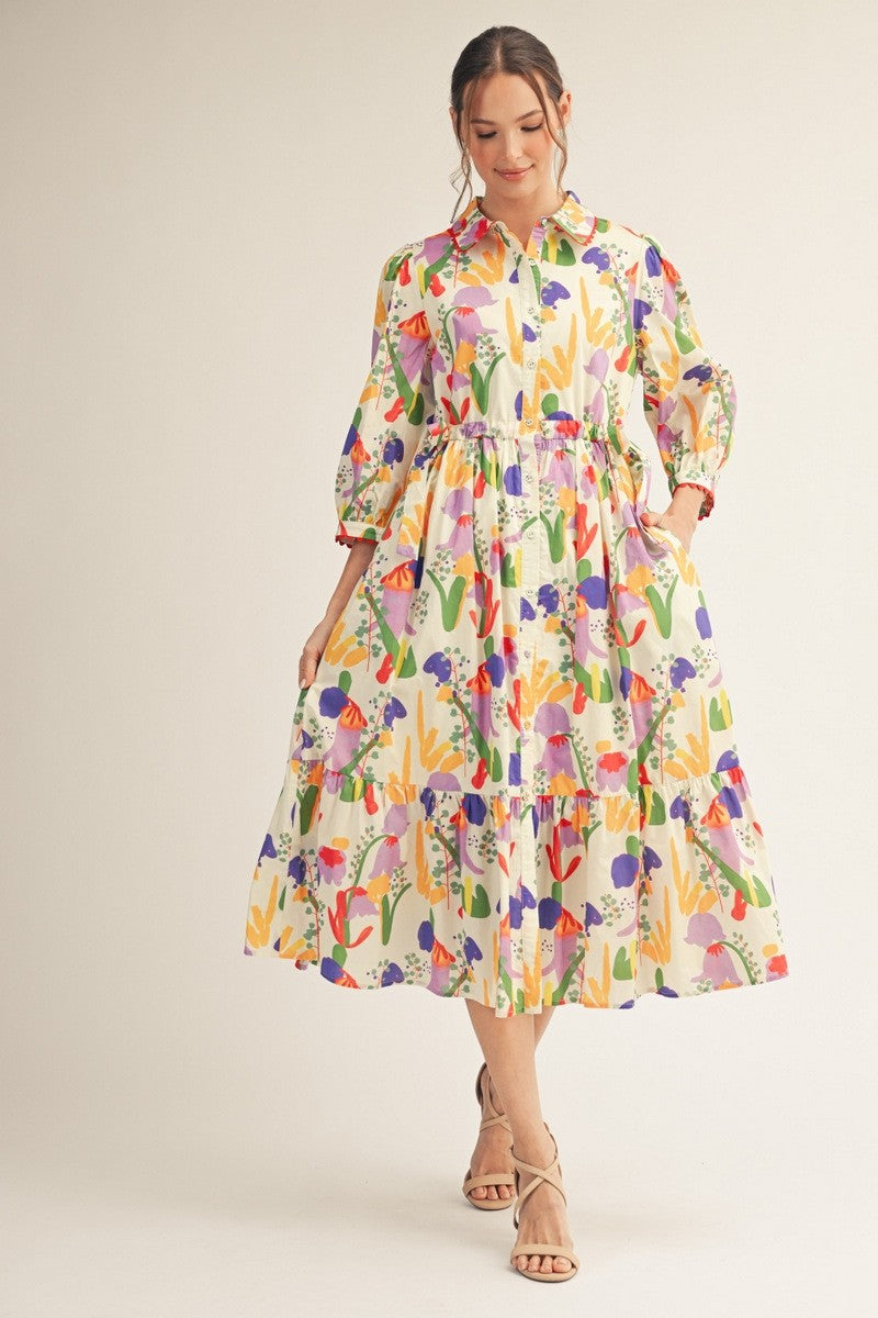 Painted Petals Dress