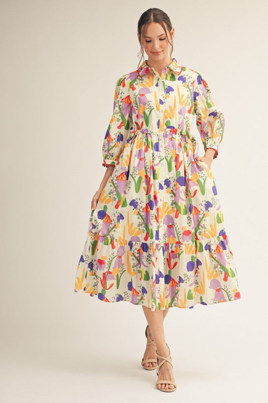 Painted Petals Dress