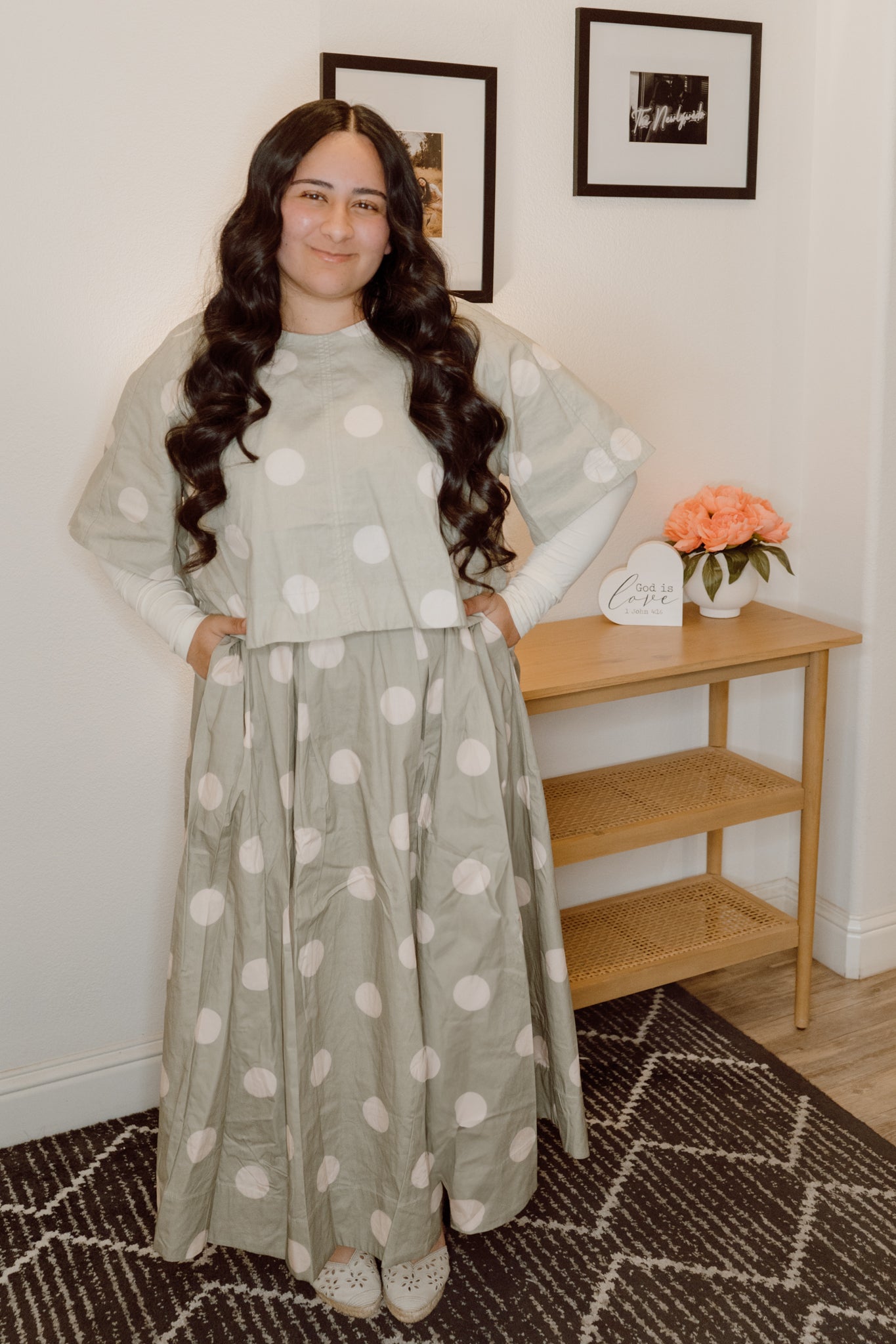 Sage Polka Set