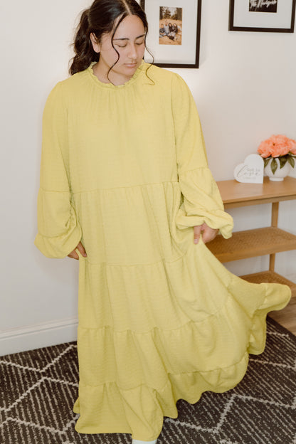 Honeydew Heaven Dress (Extended Size)