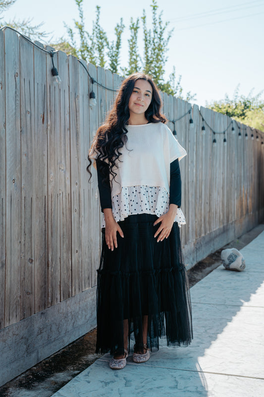 The Midnight Tiered Skirt