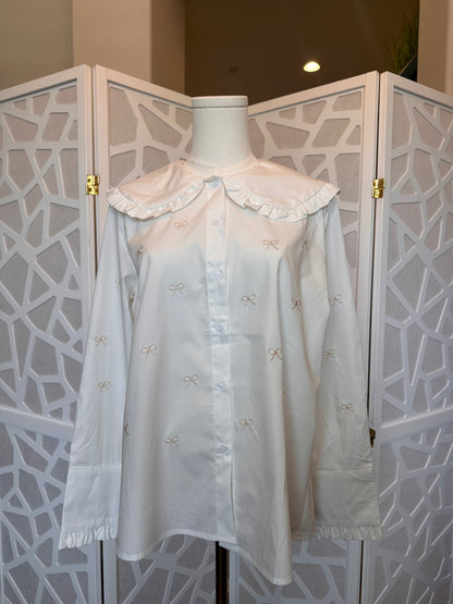 Cream Button Up