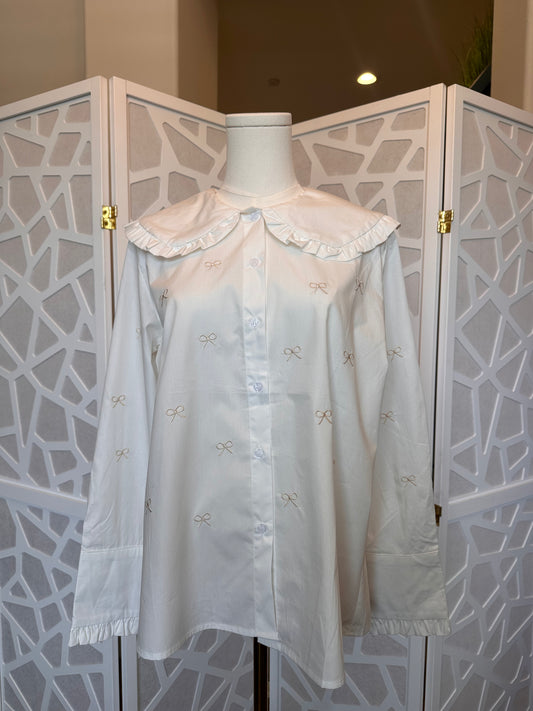 Cream Button Up