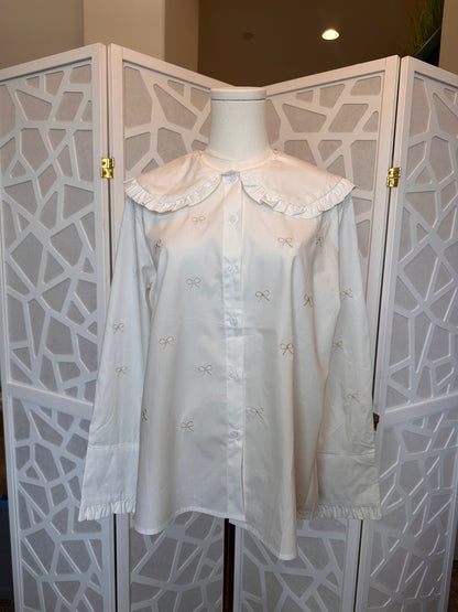 Cream Button Up
