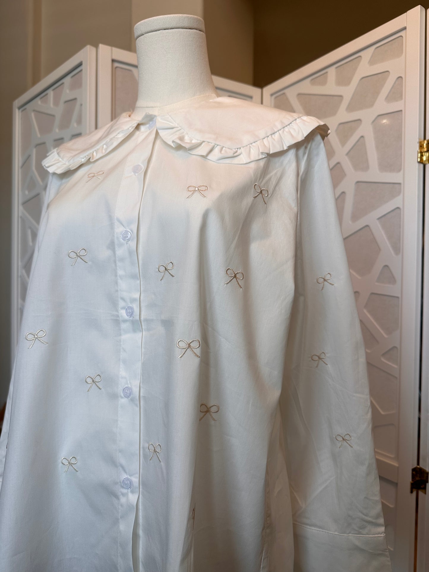 Cream Button Up
