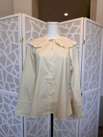 Cream Button Up