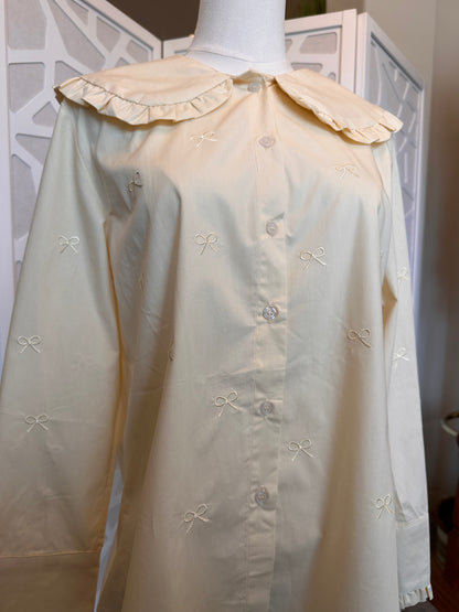 Cream Button Up