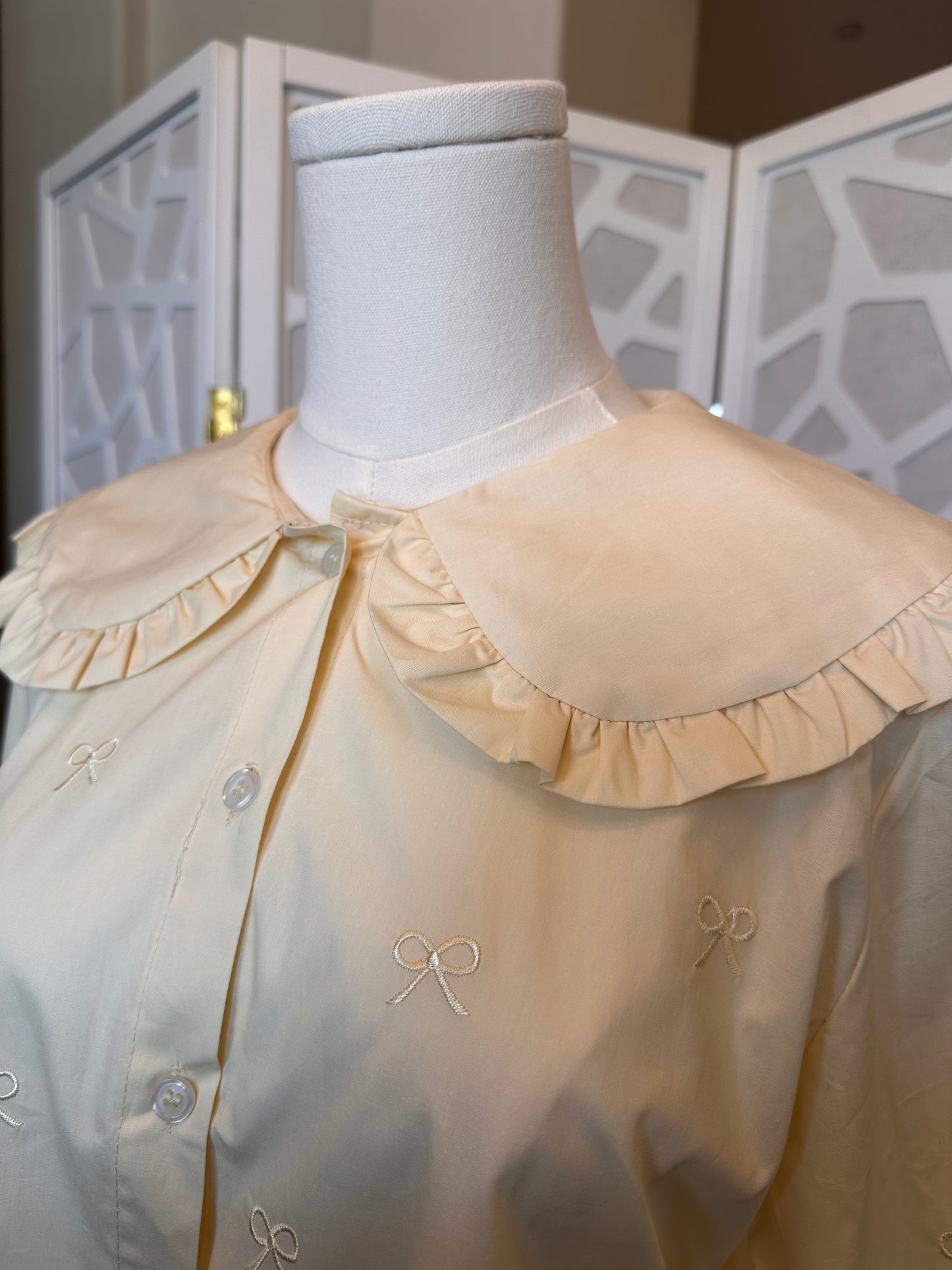 Cream Button Up