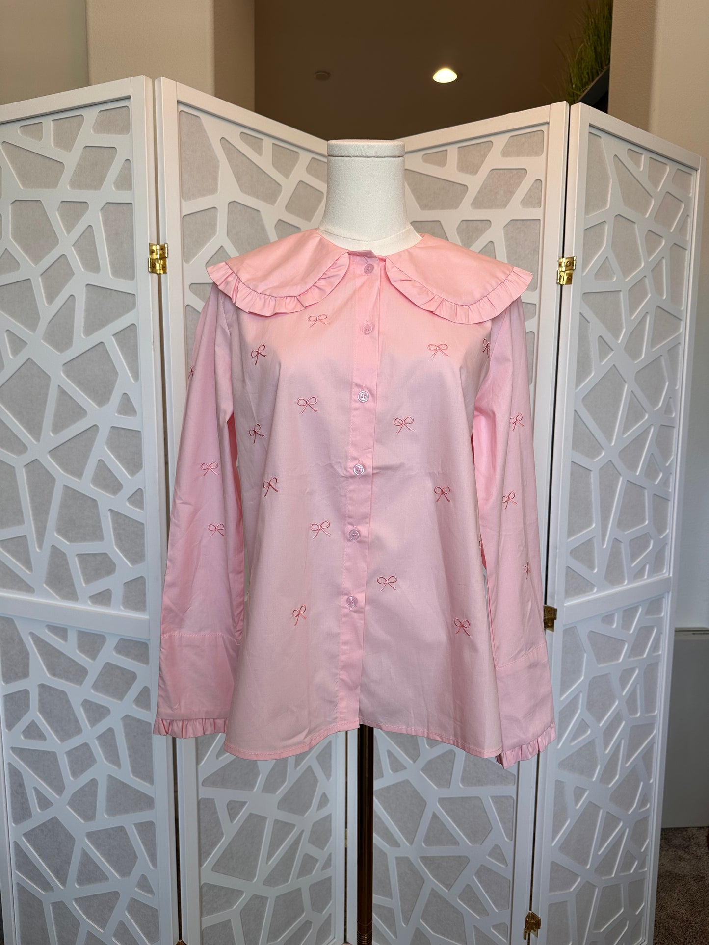 Cream Button Up
