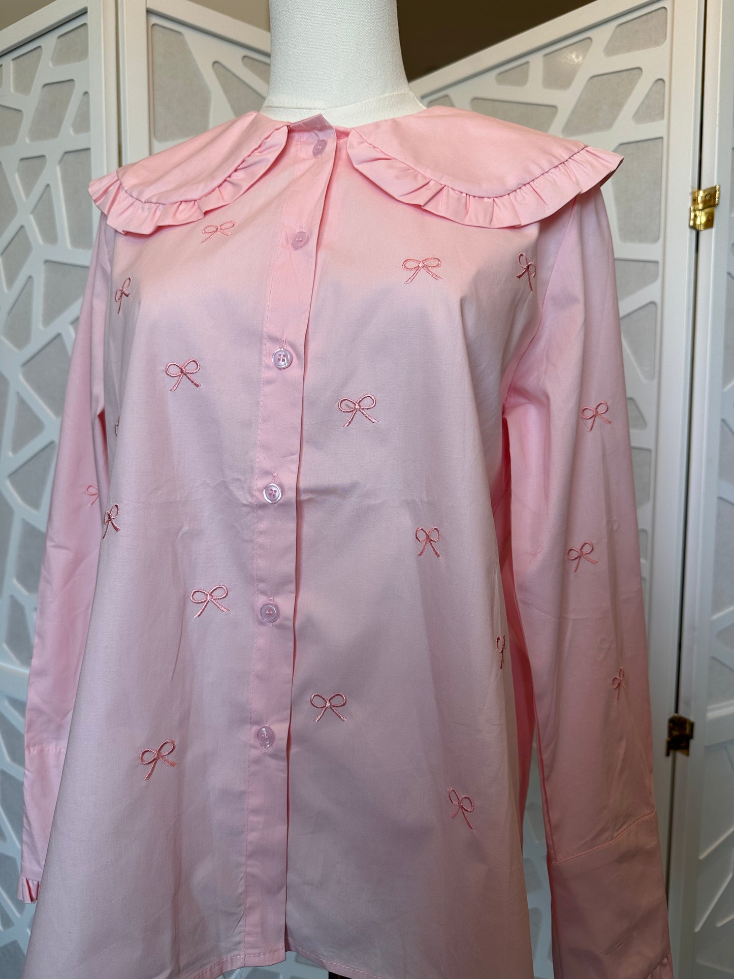 Cream Button Up