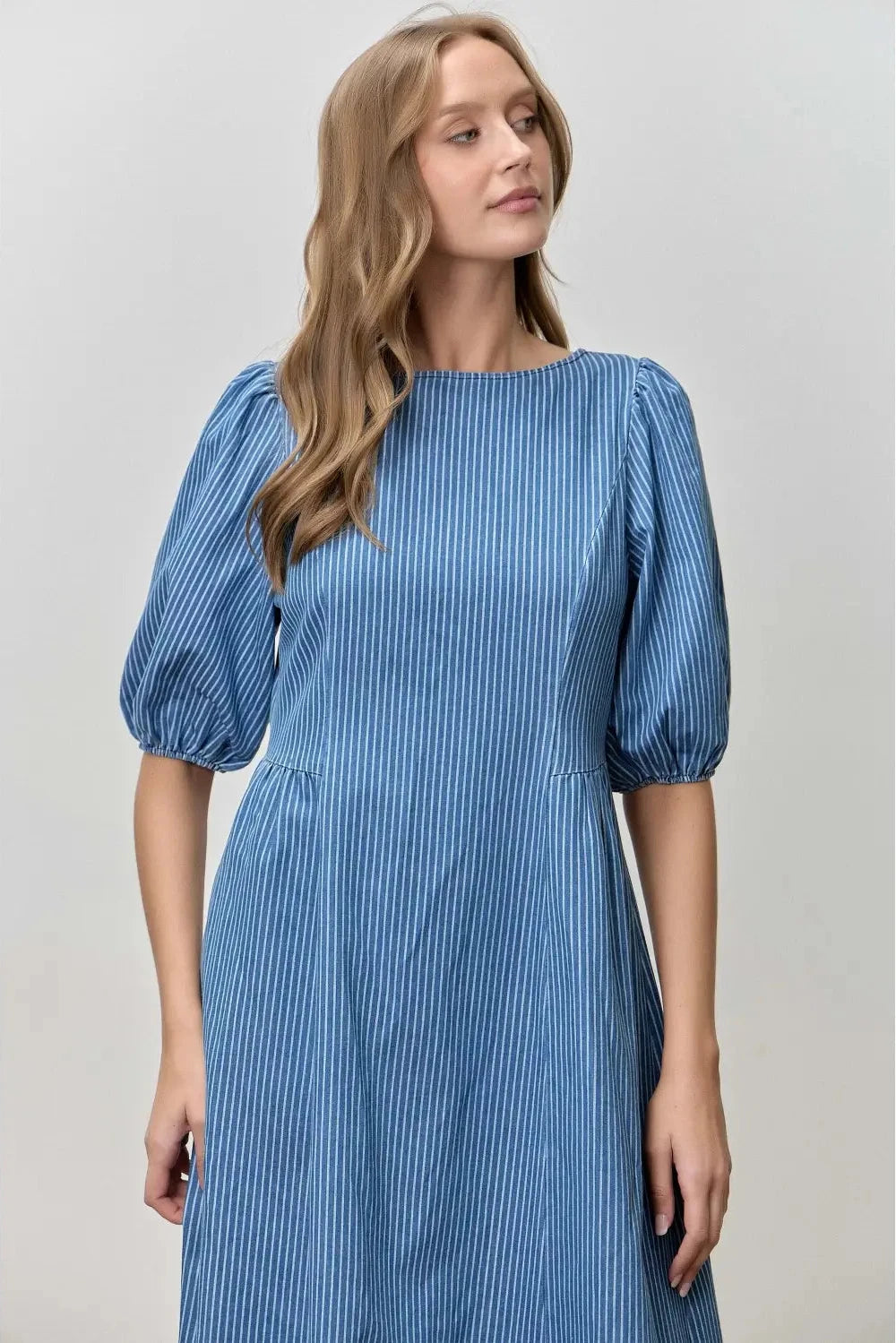 The Bayside Stripe Midi Extended Size