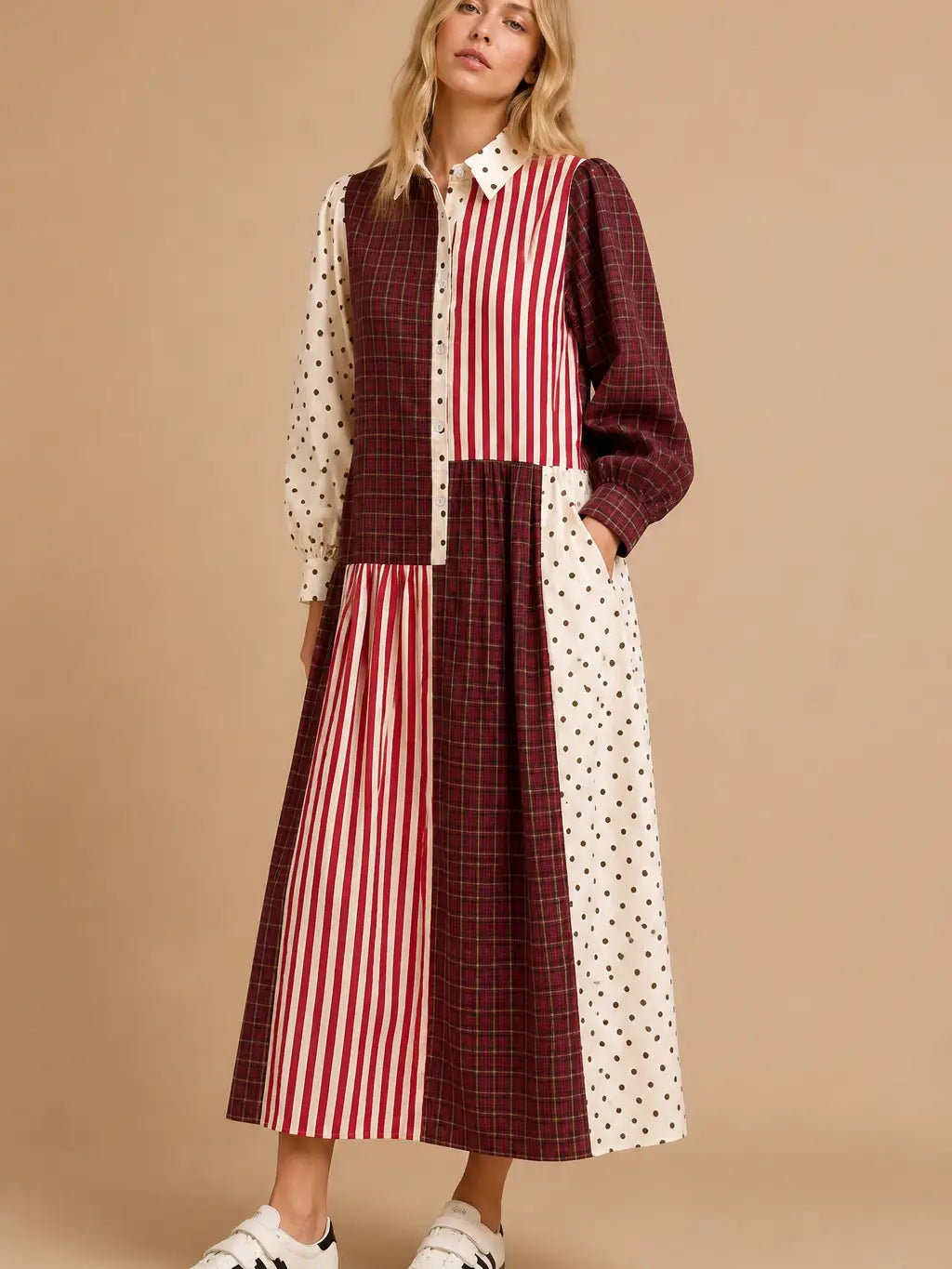 The Harvest Patchwork Dress