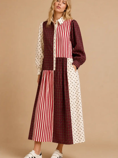 The Harvest Patchwork Dress