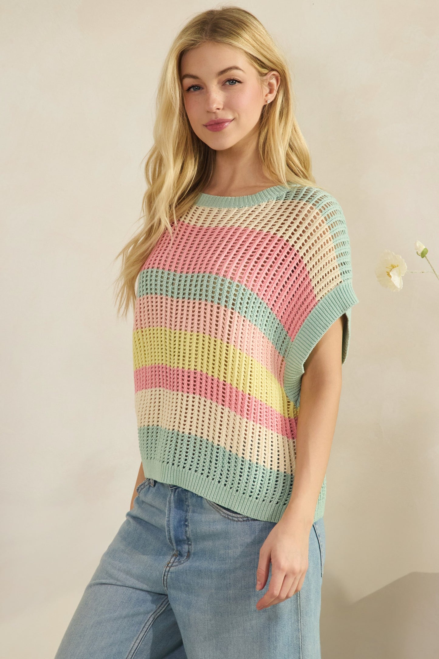 Boardwalk Breeze Knit Top