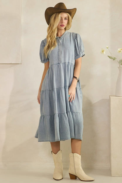 Salt & Sky Chambray Dress